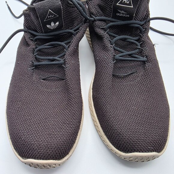 Adidas x Pharrell Williams Tennis Hu Mens Size 12 Black Shoes Athletic AQ1056 main image 4